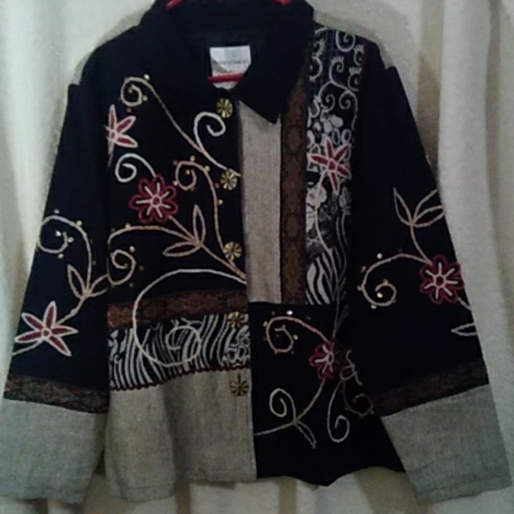 Draper's & Damon's Sequined & Embroidery jacket